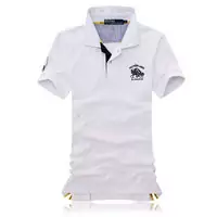 jogging tee shirt cotton polo ralph lauren hommes rl pc blanc